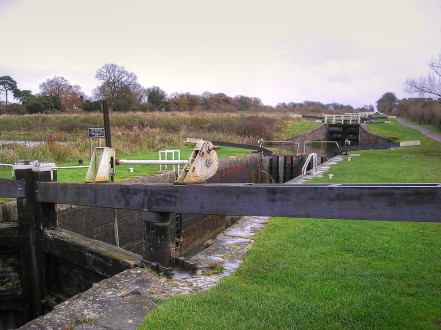 Caen Hill Lock Flight Kennet and Avon Canal Devizes