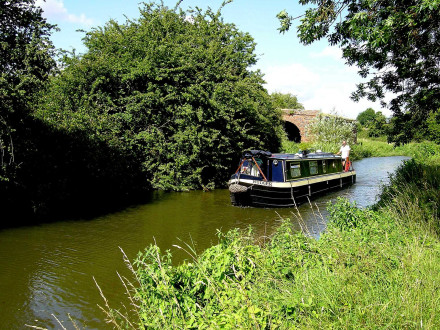 Narrowboat in Oxford canal