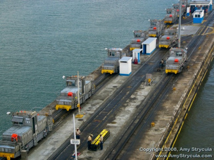 Mule Locomotives, Gatun Locks, Panama Canal