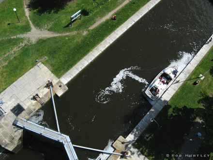 Hartwell Locks, Rideau Canal, Ottawa - Kite Aerial Photography (KAP)