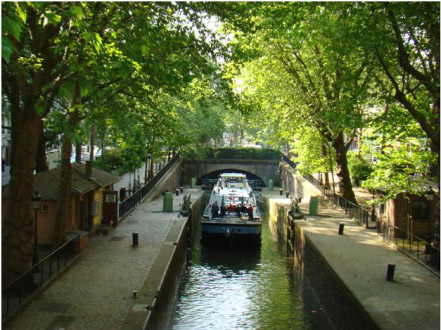 Last lock - ecluse du Temple - before canal goes underground to Bastille