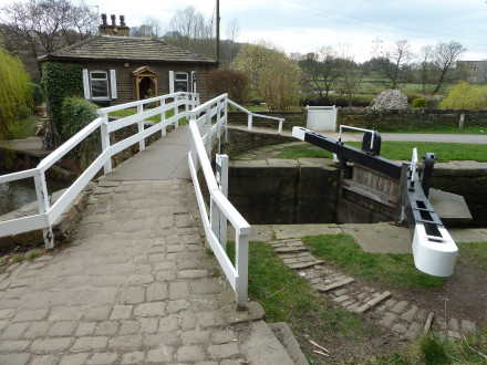 Ganny Lock Calder and Hebble Navigation Brighouse Yorkshire