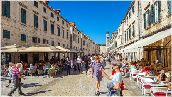 Hauptstrasse in Dubrovnik, 6.Rock&Blues Cruise 2016