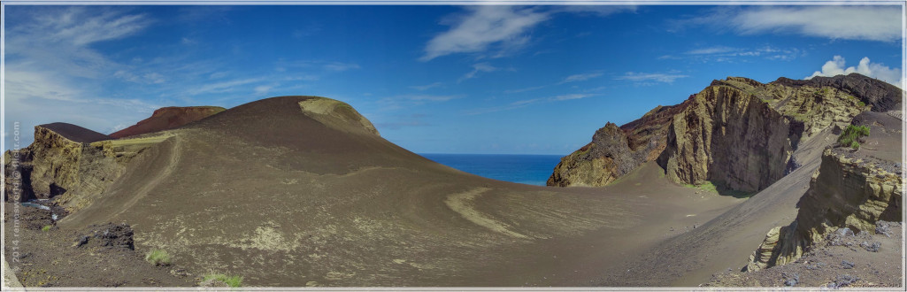 Azoren/Faial, Vulçao dos Capelinhos, Seit 1954 gibt es diese Berge