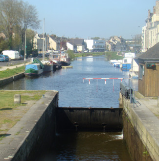 Canal Saint-Martin in Rennes