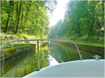 Canal Marne au Rhin, nach Niderviller vor den Tunneln