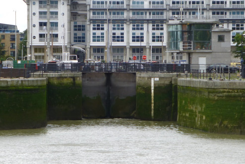 Greenland Dock Lock, London SE16.