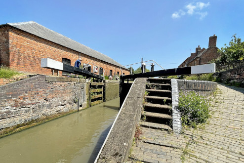 Bottom Lock 1, Grand Union Canal, Braunston - 4 Jun 2023