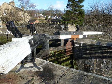 Bingley Five-rise lock staircase Leeds Liverpool Canal