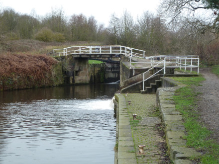 Millbank Lock and Bridge  Calder and Hebble Navigation Yorkshire