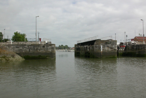 Bridge and Lock Vauban, Gravelines, Nord-Pas de Calais.