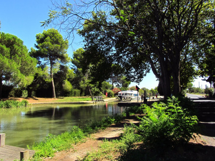 Canal de Jonction, écluse (simple) d'Empare, commune de Sallèles d'Aude.