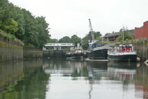 Thames  Lock, Middlesex.