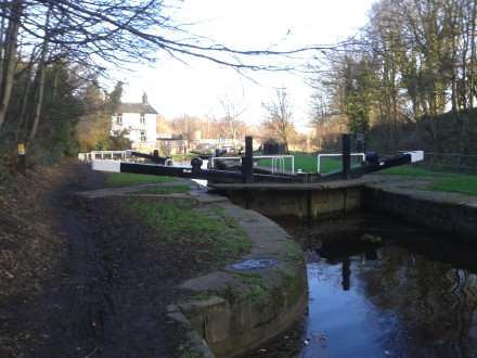 Thornhill Double Top Lock Calder and Hebble Navigation Yorkshire
