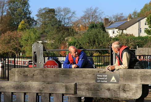 Conversation, 5 Rise Locks, Bingley, West Yorkshire, England.