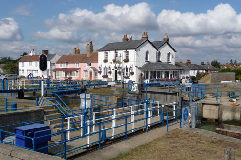 Heybridge Lock, Maldon, Essex.