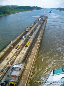 'Mule' Locomotive Gatun Locks, Panama Canal