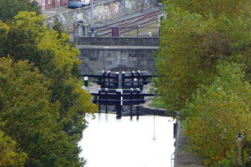 Lock, Royal Canal, Dublin.