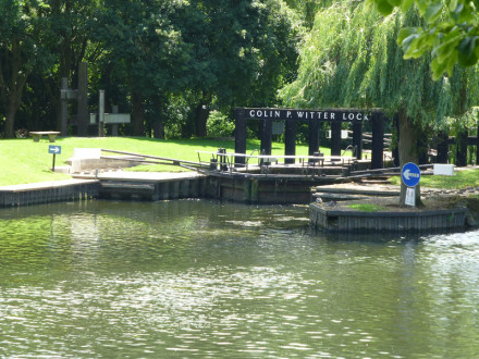 Colin P Witter lock, Stratford-upon-Avon.