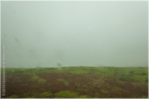 Azoren/Corvo, Nebel beim Caldeirao