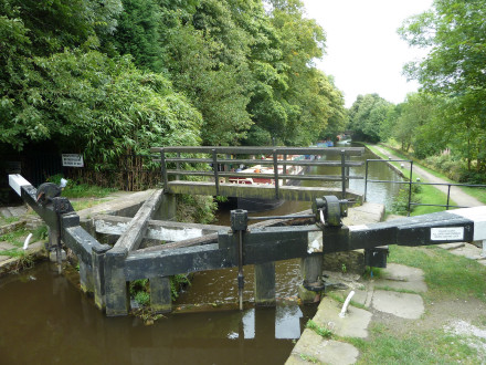 Mayroyd Mill Lock 8 Hebden Bridge Rochdale Canal
