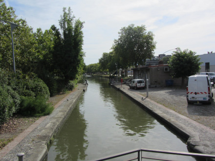 Canal du Midi à Toulouse, Ecluse (simple) Béarnais (sens Toulouse Etang de Thau)