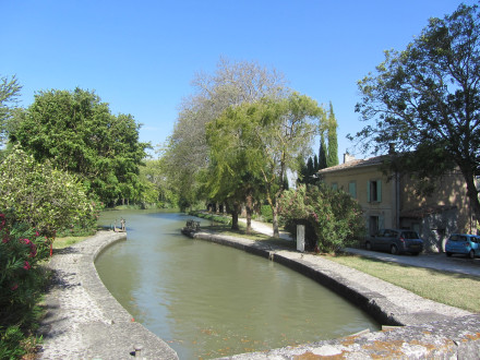 Canal du Midi, écluse (simple) de Saint Sernin (sens Etang de Thau Toulouse), commune de Saint Martin Lalande, Aude.