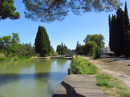 Canal de Jonction, écluse (simple) de Saint Cyr, commune de Sallèles d'Aude.