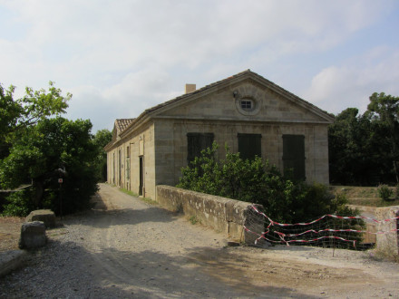Canal de Jonction, écluse de Gailhousty, maison éclusière, commune de Sallèles d'Aude.