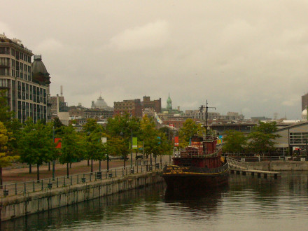 The Daniel McAlister anchored in the Old Port (Montréal, Québec)