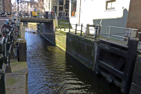 Old lock in Amsterdam
