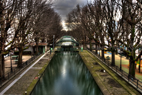 Canal Saint-Martin - Passerelle Bichat