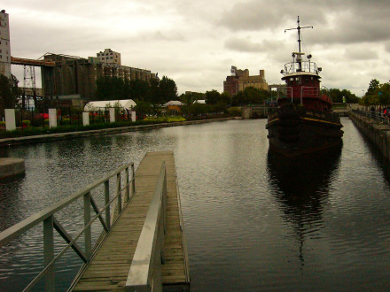 The Daniel McAlister anchored in the Old Port (Montréal, Québec)